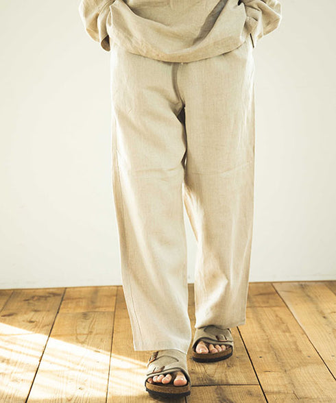 MR.OLIVE /SILKY LINEN / RELAX EASY PANTS ミスターオリーブ/シルキーリネン/リラックスイージーパンツ